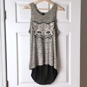 i.ner Hi-Lo Fox Tunic Tank, M